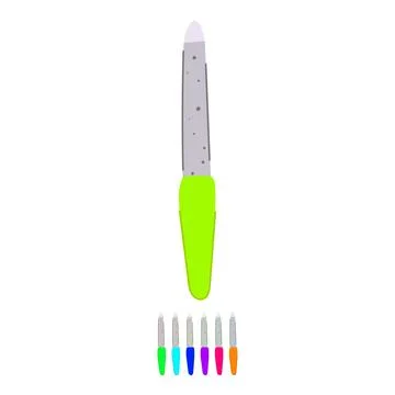 Polish nail file vector cartoon graphic Stock Illustration
