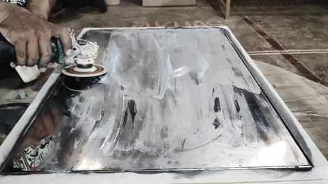 Polish stainless Stock Footage 243651486