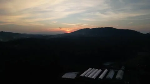 Polish sunset Stock Footage 303623775