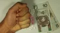 Polish Zloty PLN, Counting Drugs and Money, Health Care, Colorful Pills HD Footage