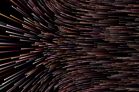 Polished abstract loop with radiant streak field in christmas scandinavian winte 動画素材 338383883