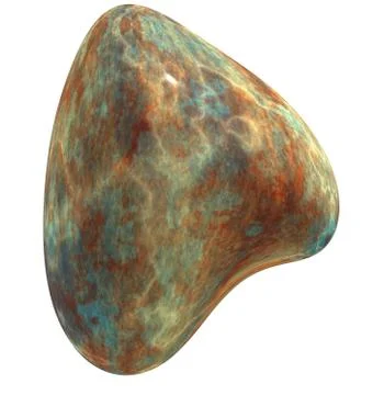 Polished  Agate Pebble Stock Illustration