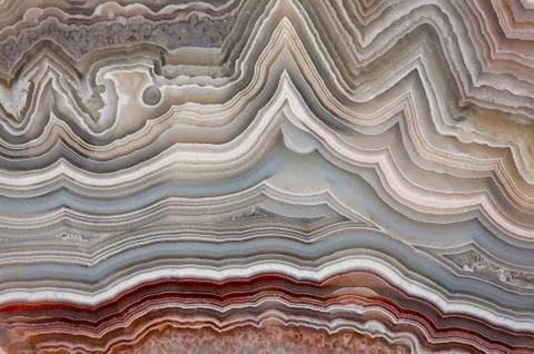 The polished cut of agate Stock-Fotos