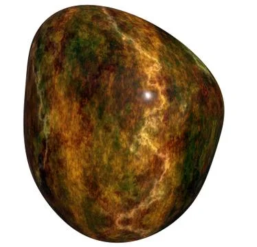 Polished  Jasper Pebble Stock Illustration