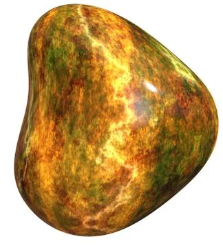 Polished  Jasper Pebble Stock Illustration