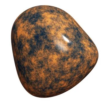 Polished  Jasper Pebble Stock Illustration