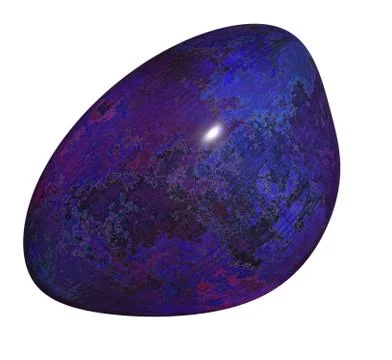 Polished  Jasper Pebble Stock Illustration