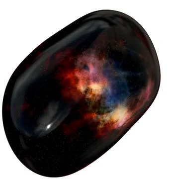 Polished  Jasper Pebble Stock Illustration