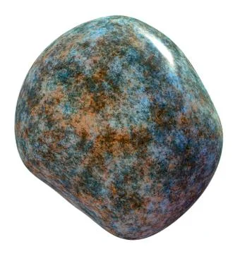 Polished  Jasper Pebble Stock Illustration