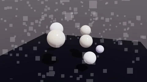 Polished Marble Spheres 4K Stock Footage 338382808