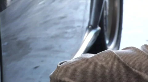 Polishing Auto Stock Footage 847335