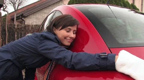 Polishing a car Stock Footage 11826564