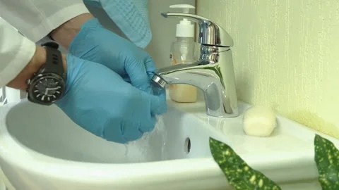 Polishing of an eye prosthesis Stock Footage 157508347