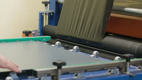 Polishing Glass Process Stock Footage 93018826