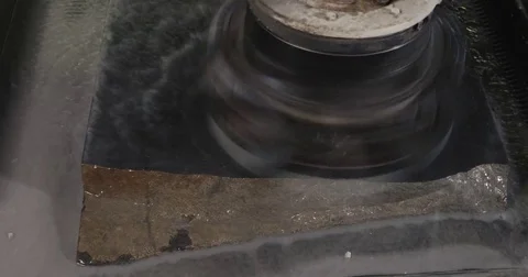 Polishing machine. Polish marble stone granite Видео 82417698