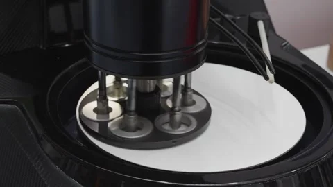 Polishing Machine Samples Stock Footage 343869757
