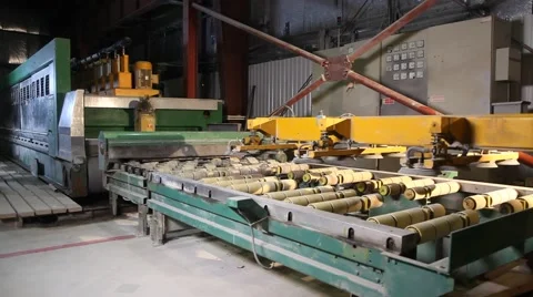 Polishing machinery Video stock 48953841