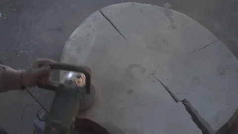 Polishing table Stock Footage 104444700