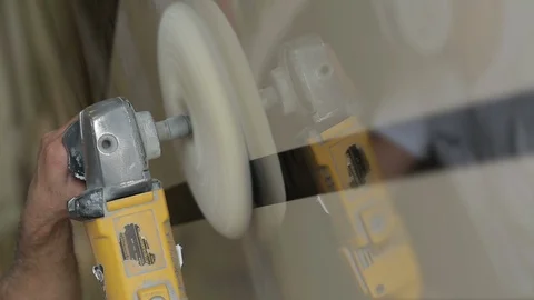 Polishing work Stock Footage 100661082