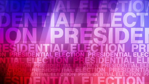 Political candidate abstract background creative informative election news Stock Footage 269640435