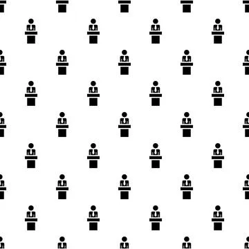 Political candidate pattern seamless vector 스톡 일러스트