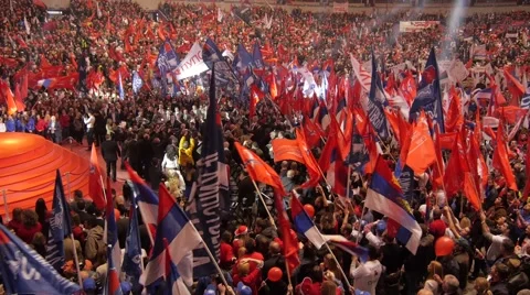 Political convention Stockbeeldmateriaal 48216725