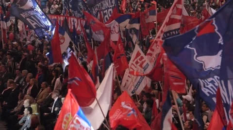 Political convention Stockbeeldmateriaal 48216857