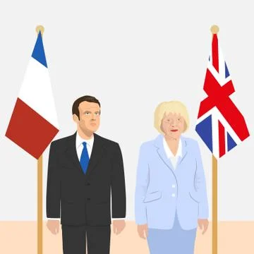 Political leaders theme Stock Illustration