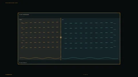 Political Threat Data Dashboard Seamless Loop Stock Footage 342288894