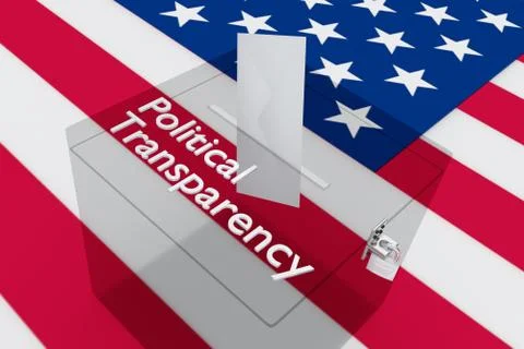 Political Transparency concept Stock Illustration