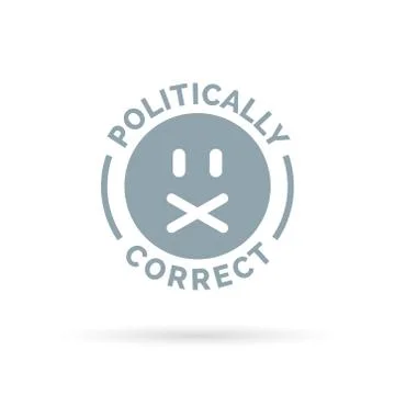 Politically Correct icon Stock Illustration