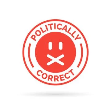 Politically Correct icon Stock Illustration