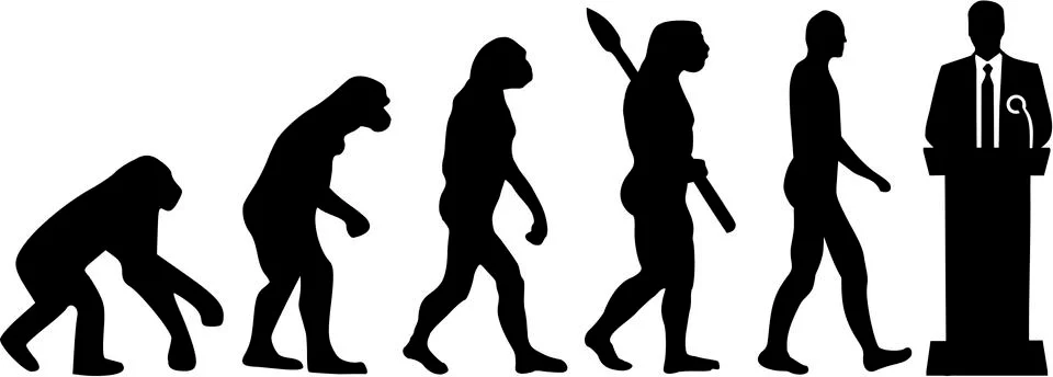 Politican Evolution イラスト素材