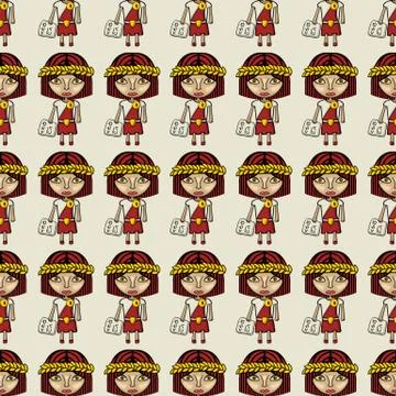 Politician pattern Stock Illustration