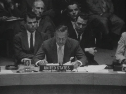 Politician / Speech / UN / USA Stock Footage