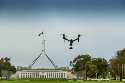 The Politics of Flying Drones Stock Photos
