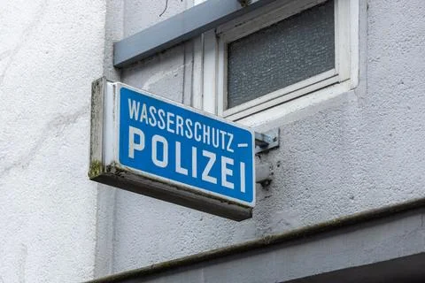 Polizei logo Germany Stock Photos