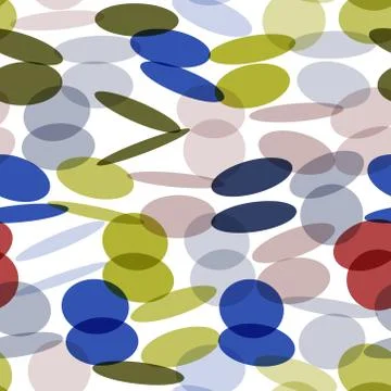 Polka dot background, seamless pattern on a white background. Vector Stock Illustration