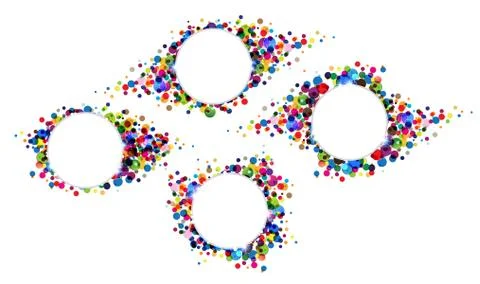 Polka dot backgrounds Stock Illustration