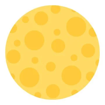 Polka dot cheese texture pattern flat vector illustration graphic design el.. Ilustración de archivo