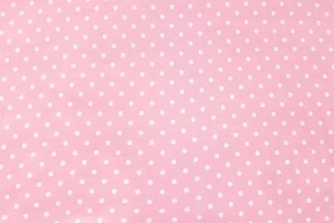 Polka dot fabric background and texture Stock Illustration