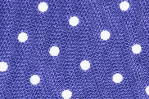 Polka dot fabric texture Stock Photos