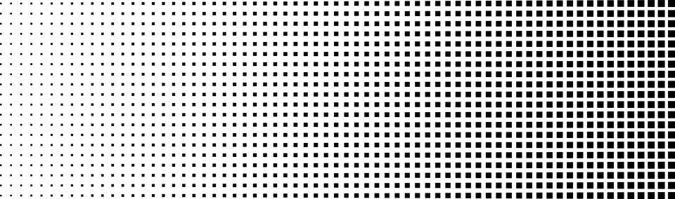 Polka dot grid with gradient noise and pixel overlay. Comic style effect pape イラスト素材