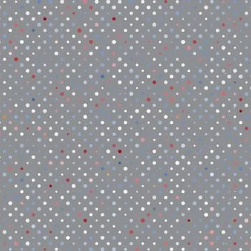 Polka Dot Old Scratch Pattern. Retro Styled Vector Background Illustrazione stock