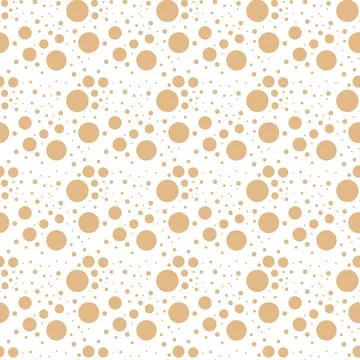 Polka Dot Pattern, brown dot Seamless Background eps10 Stock-Illustration