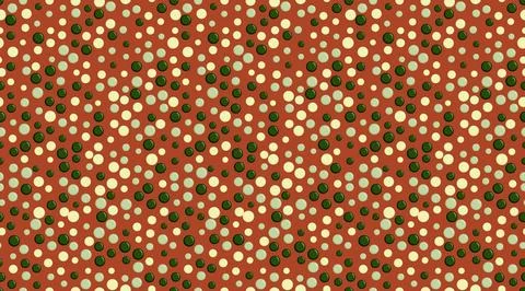 Polka dot pattern with colorful round spots, ideal for textile fabrics, sea.. Stock Illustration