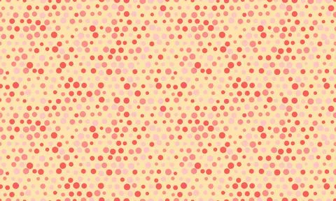 Polka dot pattern with colorful round spots, ideal for textile fabrics, sea.. Stock Illustration