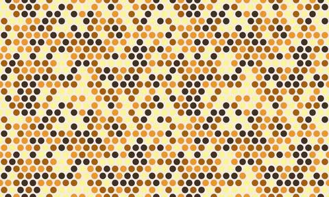 Polka dot pattern with colorful round spots, ideal for textile fabrics, sea.. イラスト素材