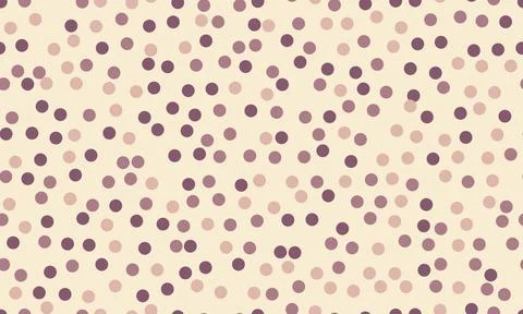 Polka dot pattern with colorful round spots, ideal for textile fabrics, sea.. Stock Illustration