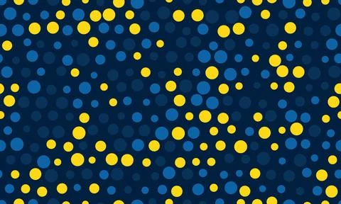 Polka dot pattern with colorful round spots, ideal for textile fabrics, sea.. イラスト素材